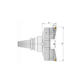 Intemally cooled large bore rough boring tool (ull range of aluminum-based bridges)Processing range φD 200~840 - Makotools Industrial Supply Tools for Metal Cutting